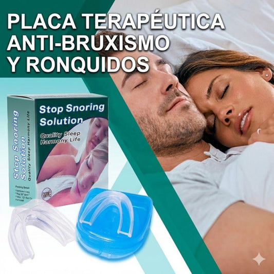 Placa Terapéutica Anti-Bruxismo y Ronquidos (Termomoldeable)