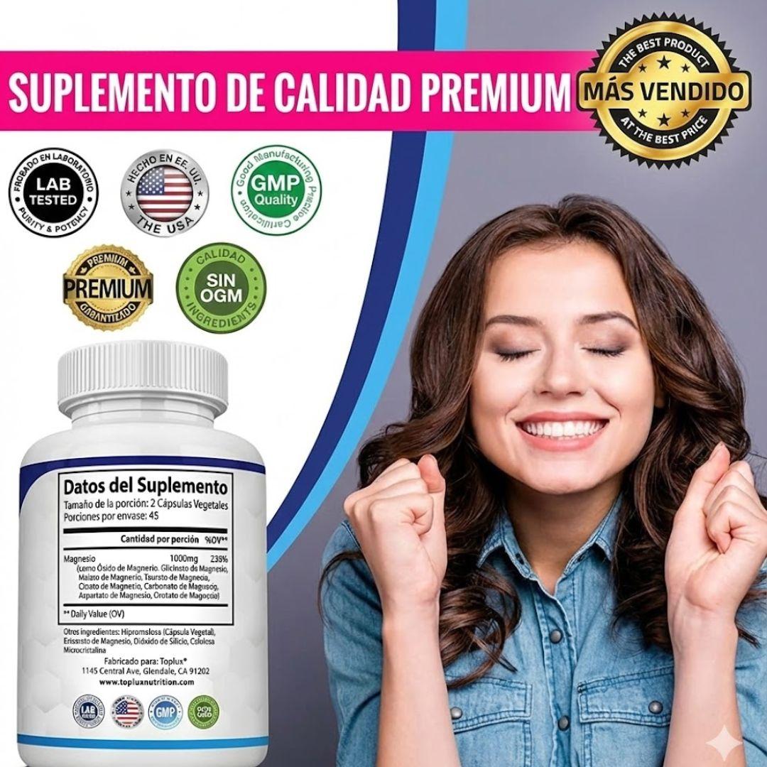 Magnesio Complex 8-en-1 Ultra Absorción (1000mg)