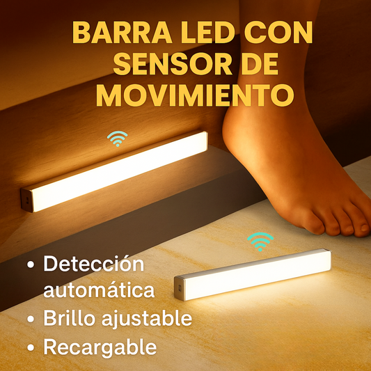 BARRA LED CON SENSOR DE MOVIMIENTO