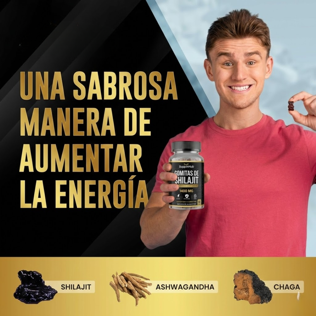 Himalayan Shilajit Gummies - Energía y Enfoque Mental