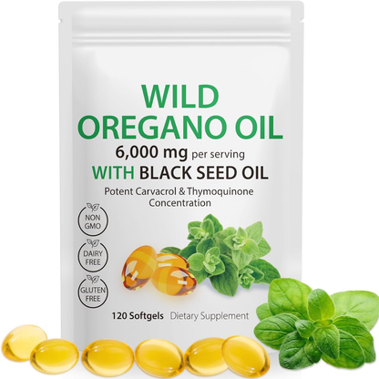 Oregano Oil 6000mg - Escudo Inmunológico Natural