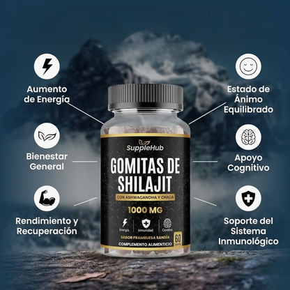 Himalayan Shilajit Gummies - Energía y Enfoque Mental