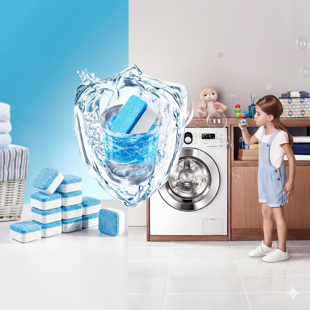 DeepClean™ Tabs - Pack 60 Pastillas Limpiadoras para Lavadora