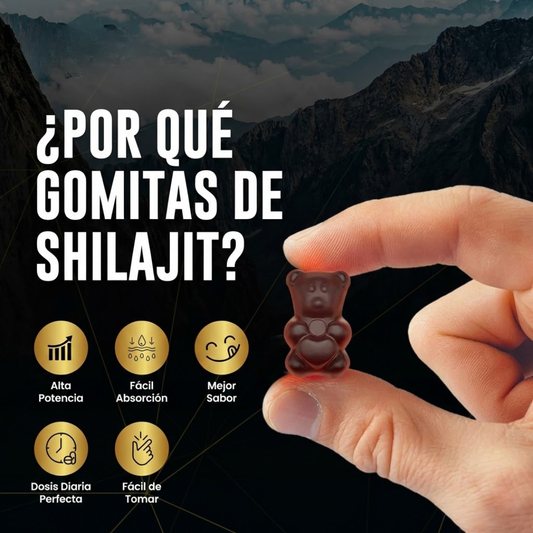 Himalayan Shilajit Gummies - Energía y Enfoque Mental