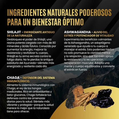 Himalayan Shilajit Gummies - Energía y Enfoque Mental