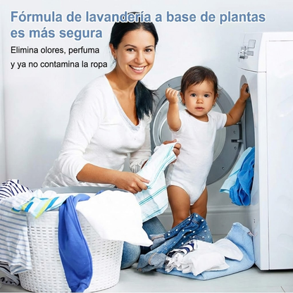 DeepClean™ Tabs - Pack 60 Pastillas Limpiadoras para Lavadora