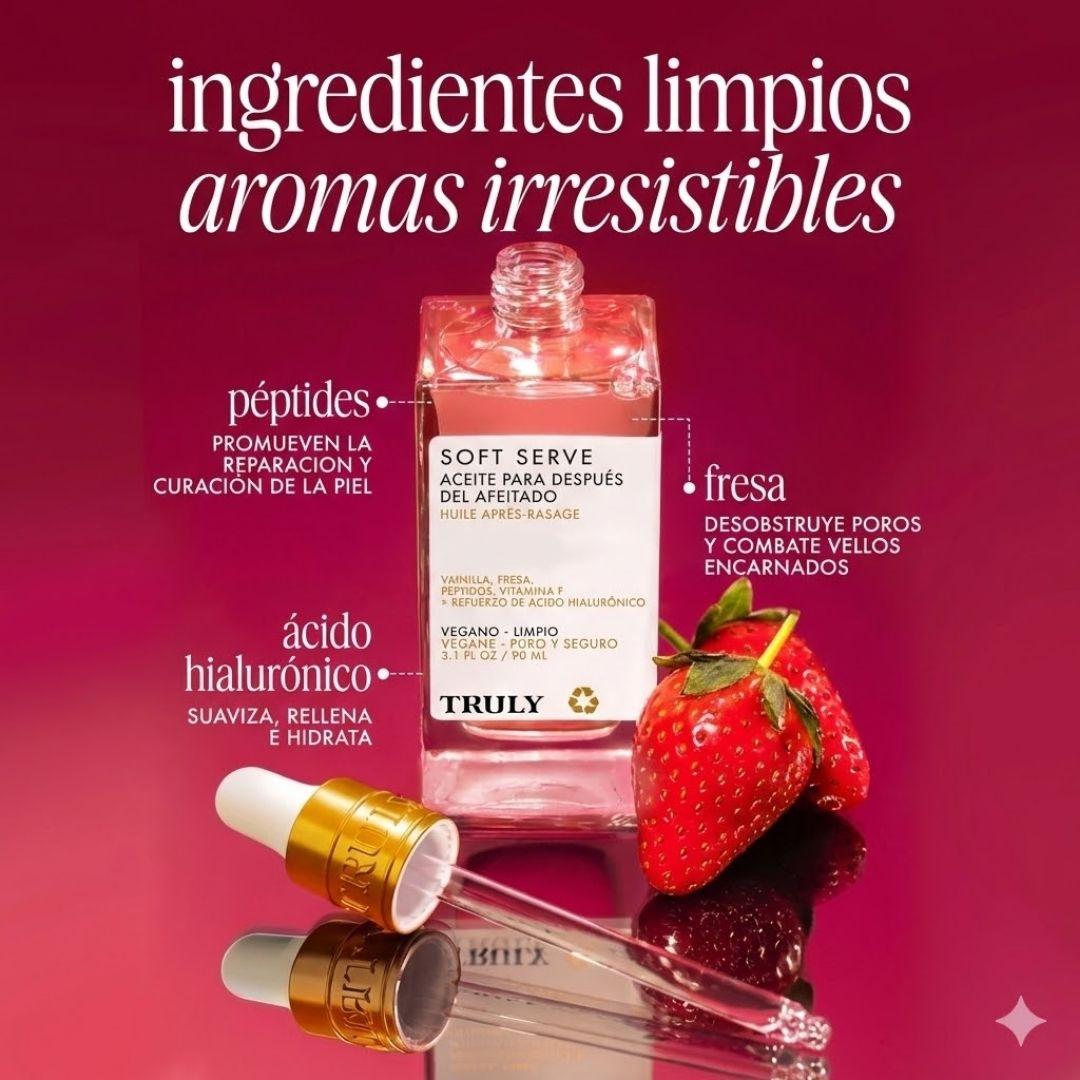 Truly SoftServe™ - Aceite Post-Afeitado Hidratante y Calmante
